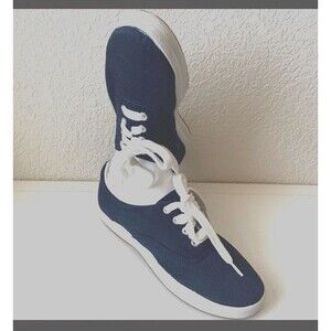 Jantzen Sneakers Boat shoes Navy Blue and White Women's 5.5
